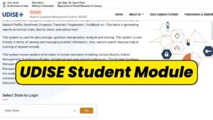 urise syllabus|UDISE+ Student Module .